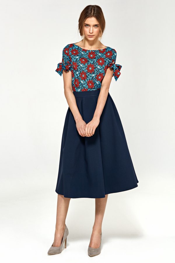 navy blue Skirt model 216902 Nife