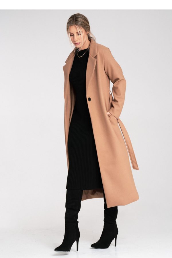 beige Coat model 217100 Figl