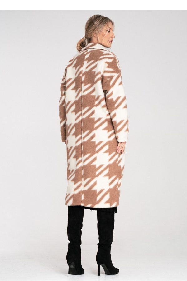 beige Coat model 217102 Figl