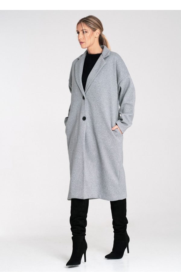 grey Coat model 217104 Figl