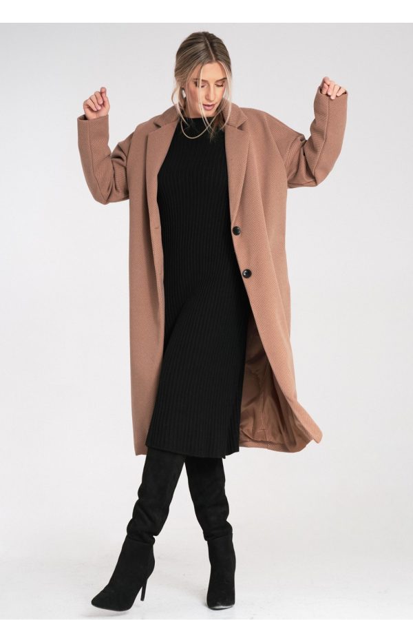 beige Coat model 217106 Figl