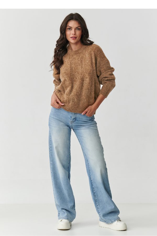 beige Jumper model 217357 Makadamia