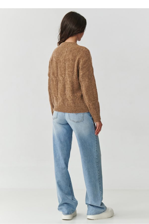 beige Jumper model 217357 Makadamia