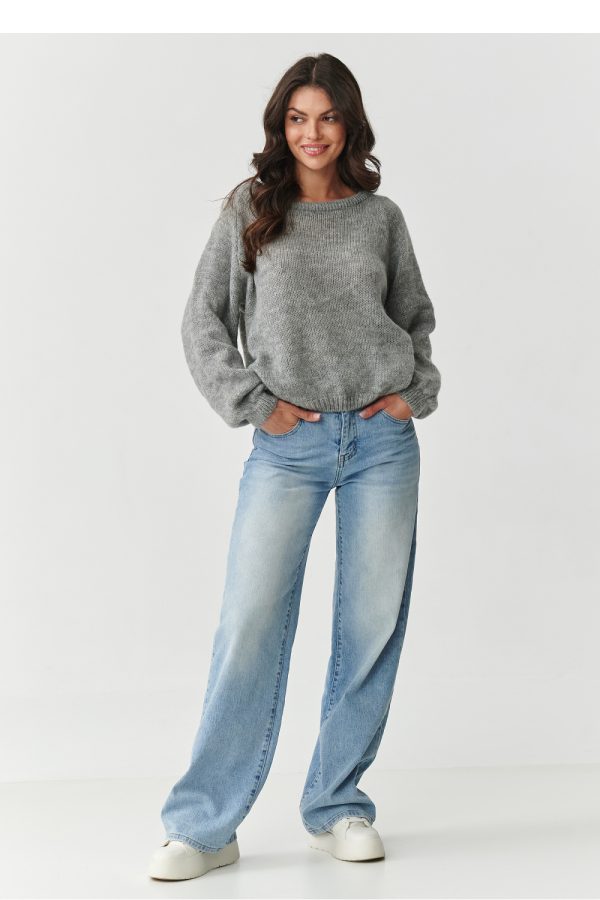 grey Jumper model 217391 Makadamia