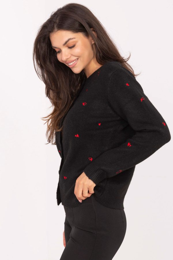 black Cardigan model 217625 Factory Price