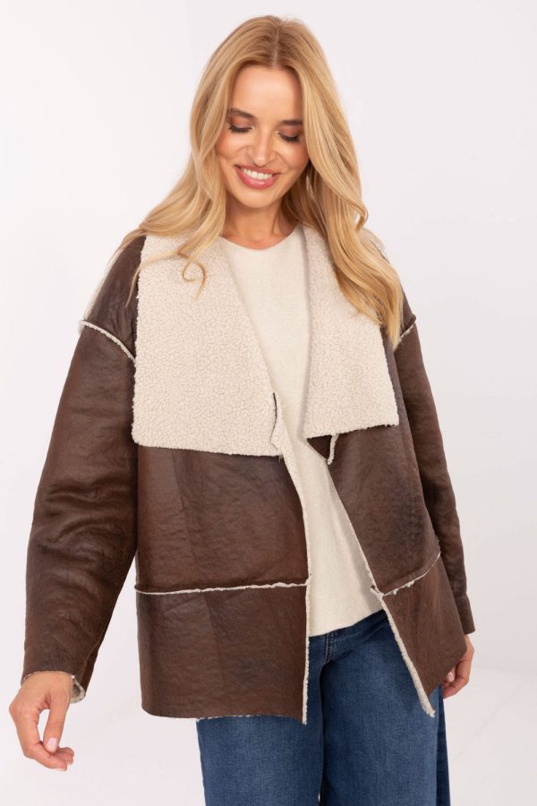 brown Jacket model 217641 Factory Price
