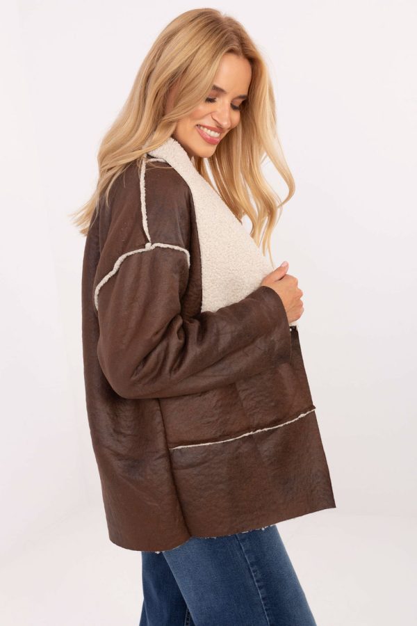 brown Jacket model 217641 Factory Price
