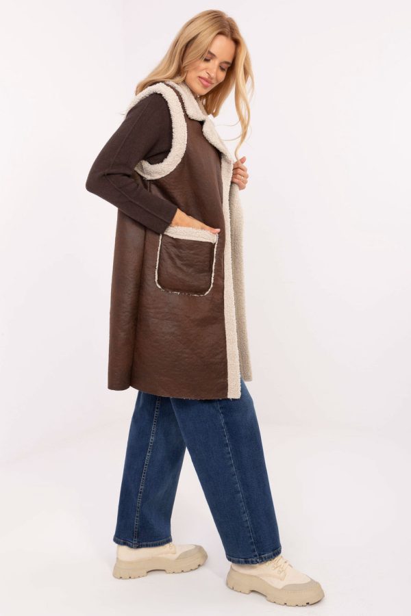 brown Gilet model 217648 Factory Price