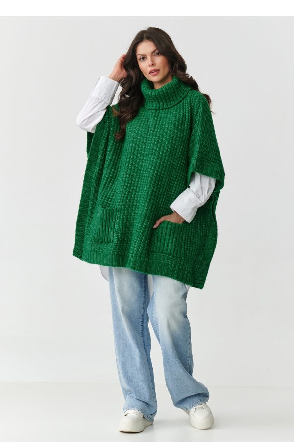green Turtleneck model 217655 Makadamia