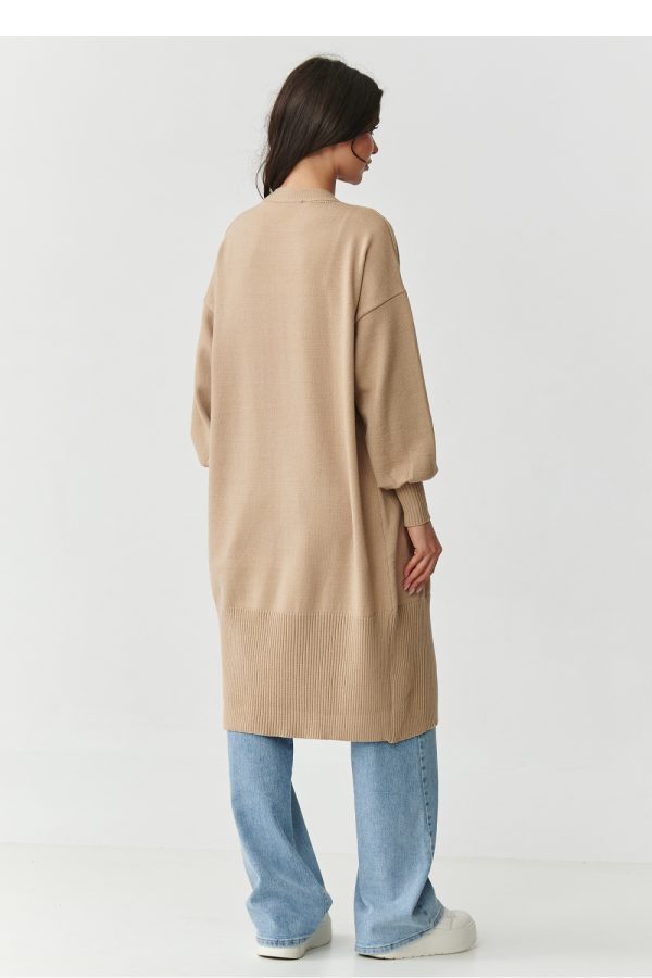 beige Cardigan model 218105 Makadamia