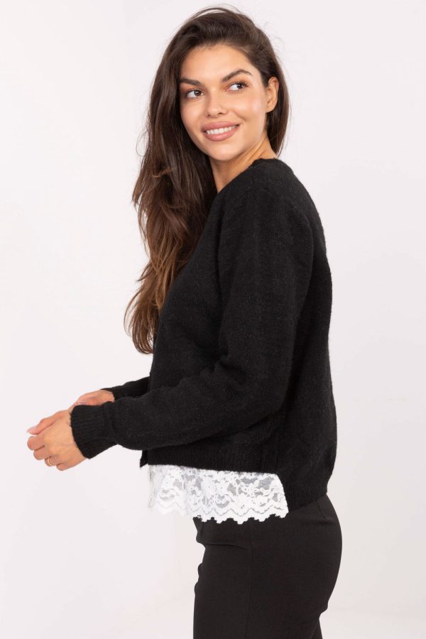 black Cardigan model 218333 Factory Price