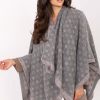 1095145 grey Poncho model 218601 Factory Price