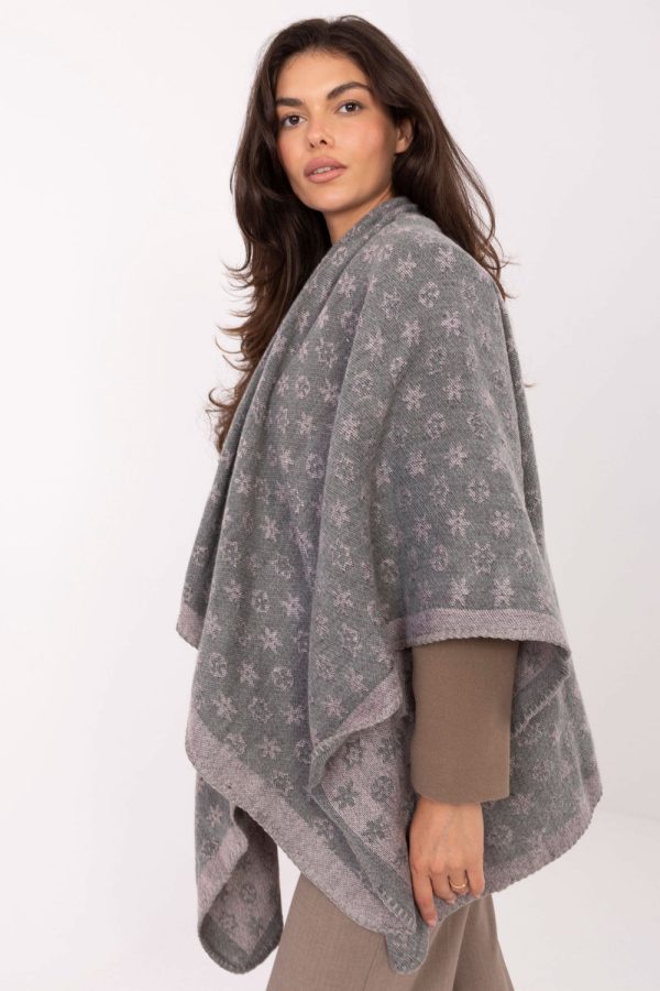 grey Poncho model 218601 Factory Price