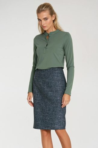 navy blue Skirt model 218894 Nife