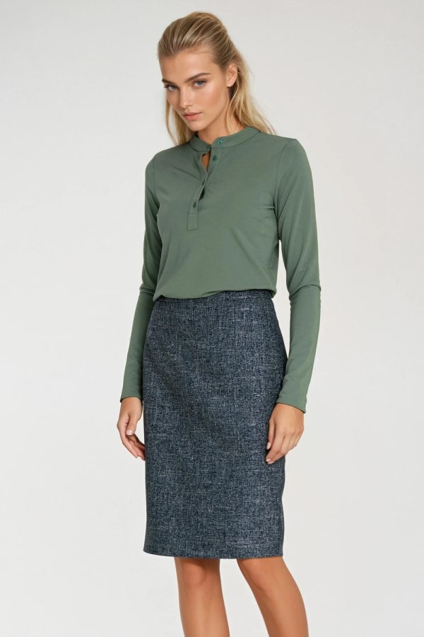 navy blue Skirt model 218894 Nife