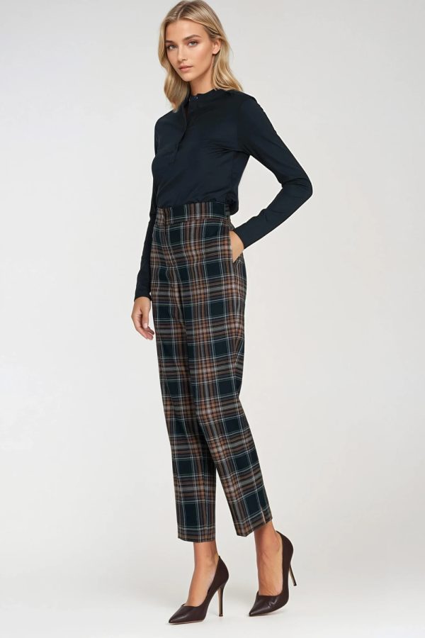 navy blue Women trousers model 218895 Nife