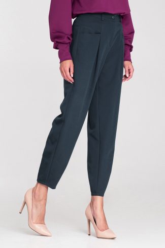 navy blue Women trousers model 218896 Nife