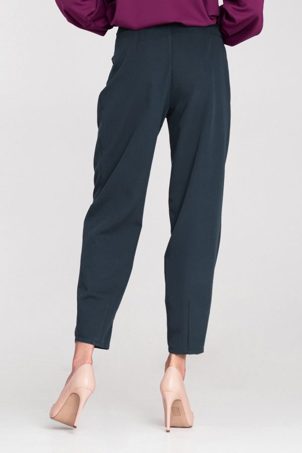 navy blue Women trousers model 218896 Nife