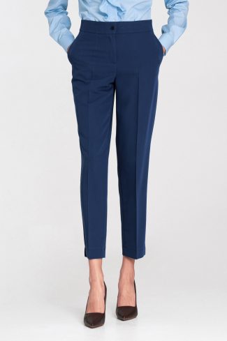navy blue Women trousers model 218897 Nife