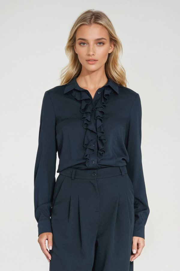 navy blue Long sleeve shirt model 218899 Nife