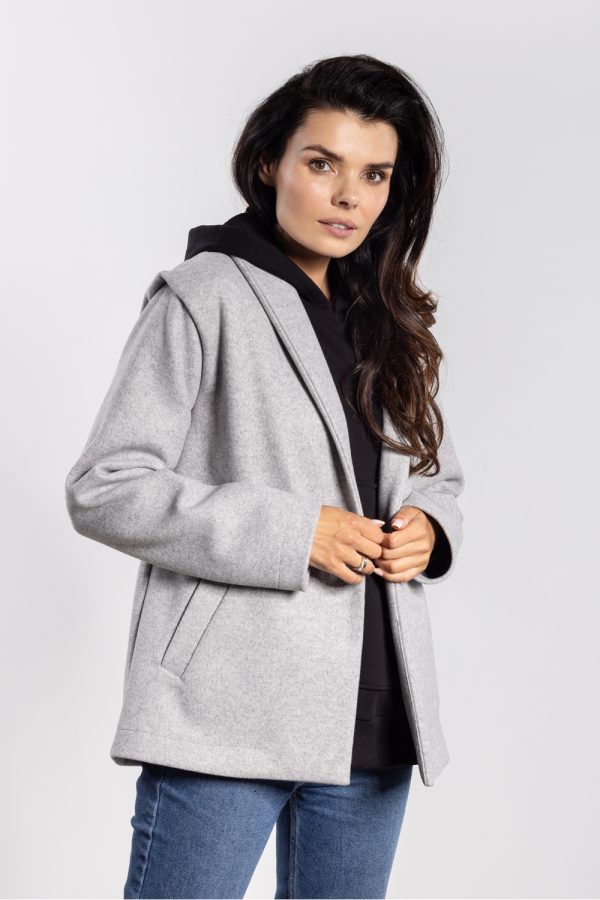 grey Jacket model 218959 awama