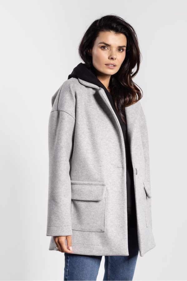 grey Jacket model 218962 awama