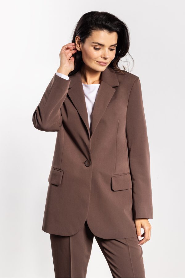 brown Jacket model 218975 awama
