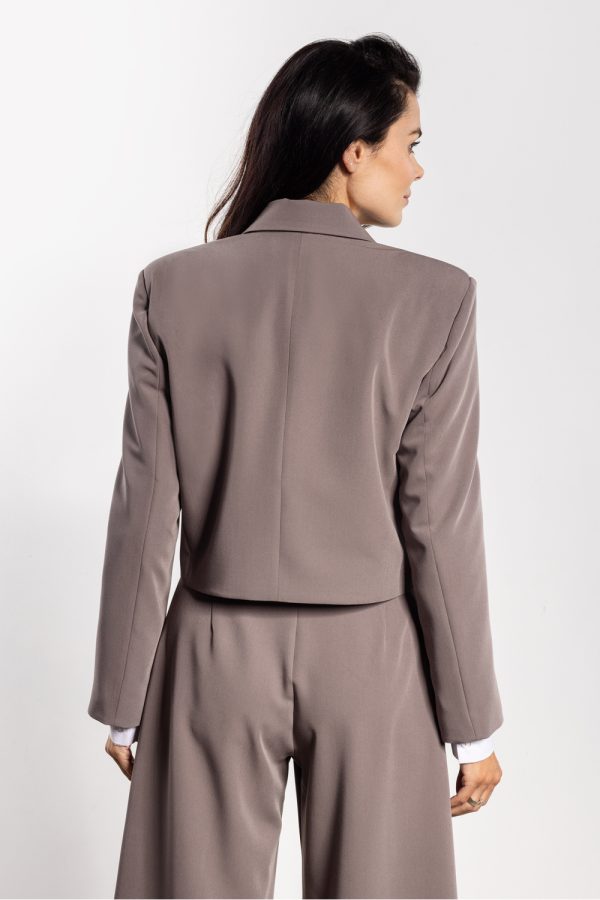 brown Jacket model 218982 awama