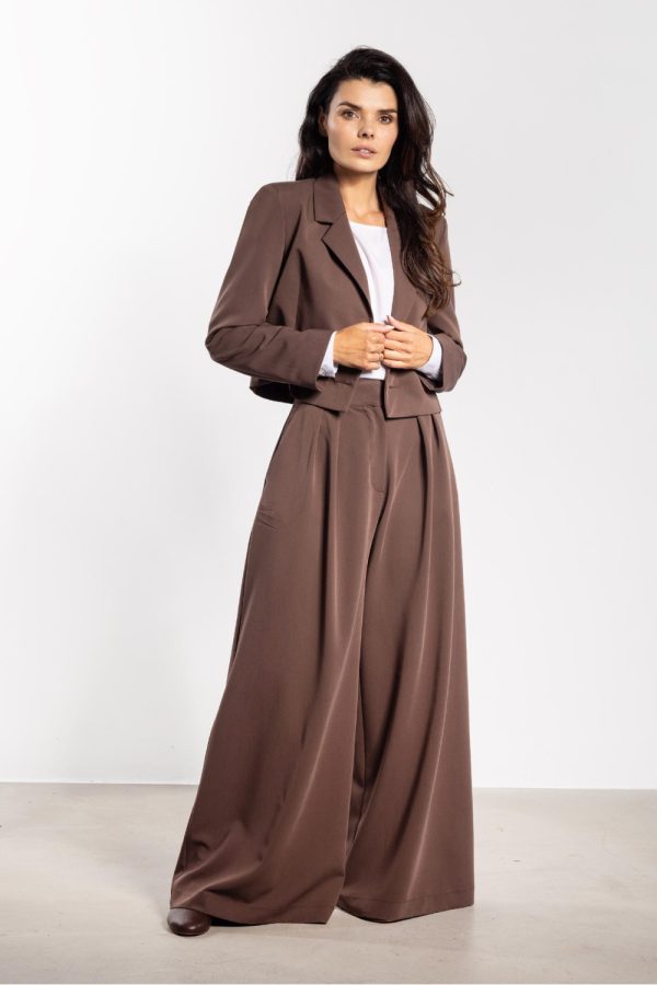 brown Jacket model 218984 awama
