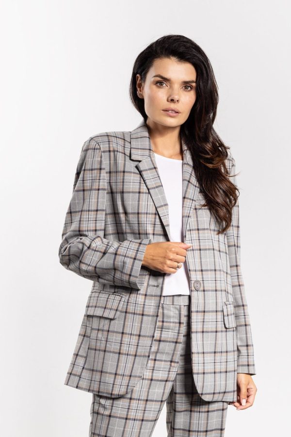 grey Jacket model 218970 awama