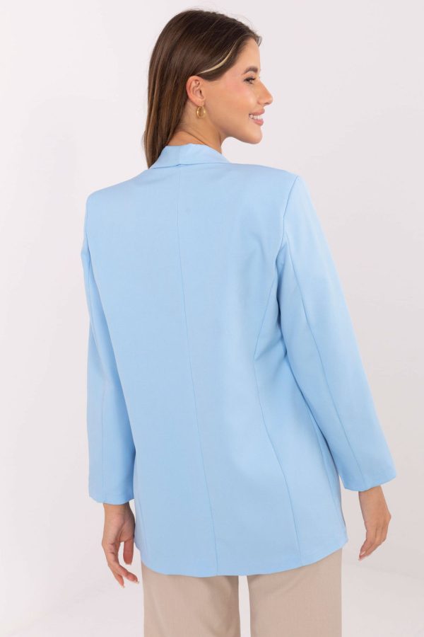 blue Jacket model 219200 Italy Moda