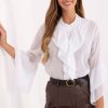 white Shirt model 219211 Italy Moda