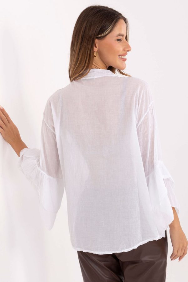 white Shirt model 219211 Italy Moda