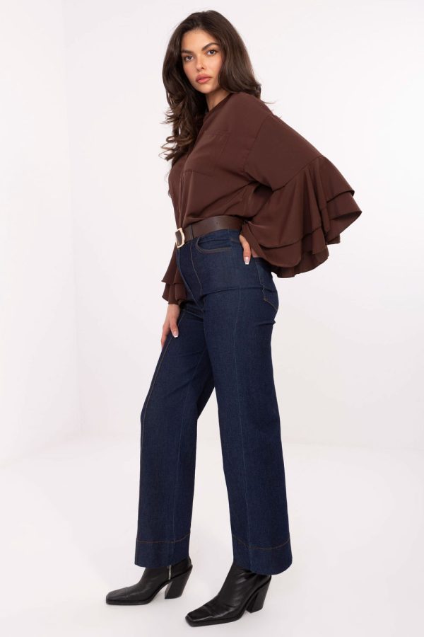 navy blue Jeans model 219596 Factory Price