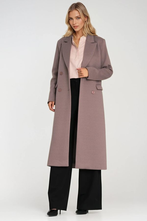 beige Coat model 219782 Nife