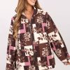 brown Jacket model 220056 Italy Moda