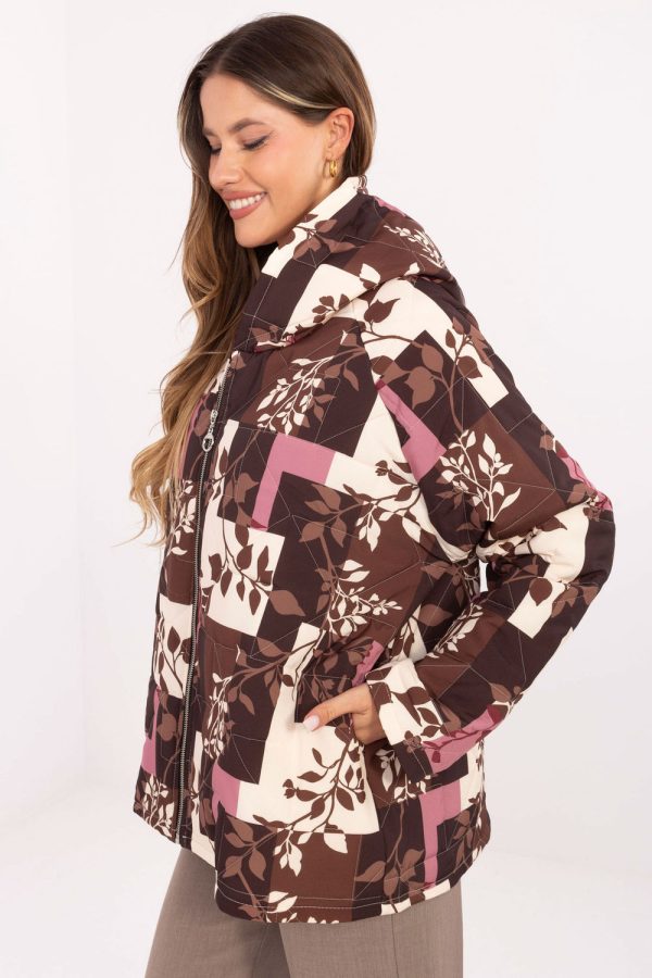 brown Jacket model 220056 Italy Moda