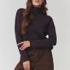 1101818 violet Turtleneck model 220773 Makadamia