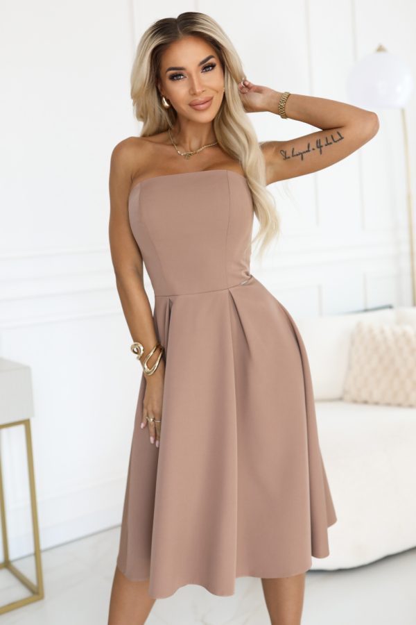 beige Cocktail dress model 221118 Numoco