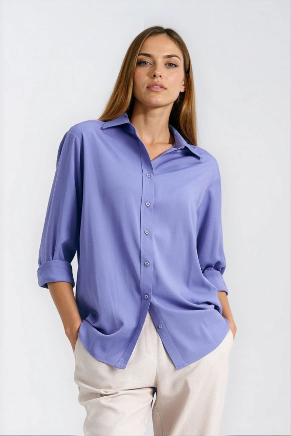 violet Long sleeve shirt model 221214 Nife