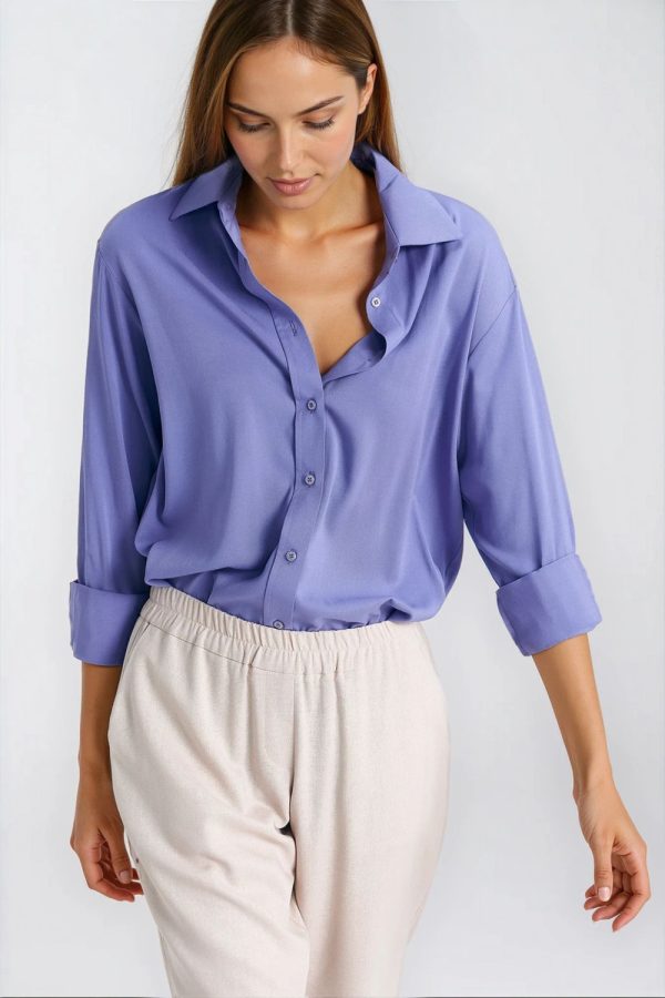 violet Long sleeve shirt model 221214 Nife