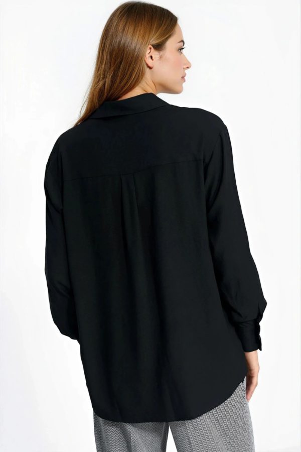 black Long sleeve shirt model 221217 Nife