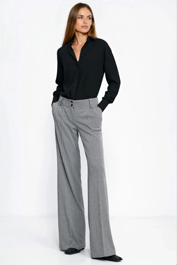 black Long sleeve shirt model 221217 Nife