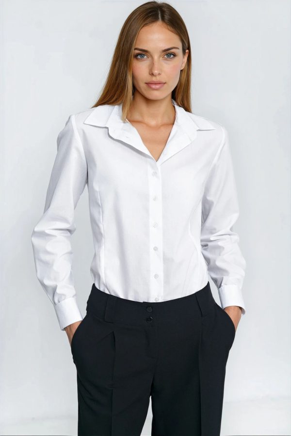 white Long sleeve shirt model 221218 Nife