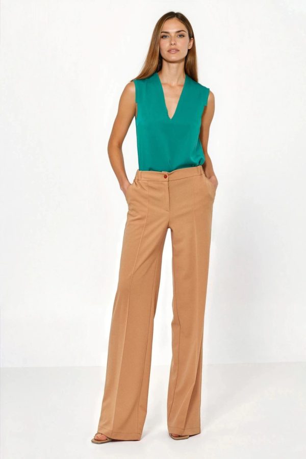 brown Women trousers model 221221 Nife