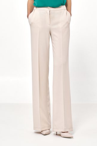 beige Women trousers model 221222 Nife