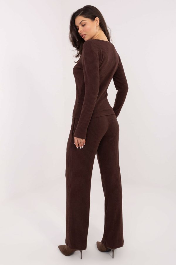 brown Women trousers model 221379 Factory Price