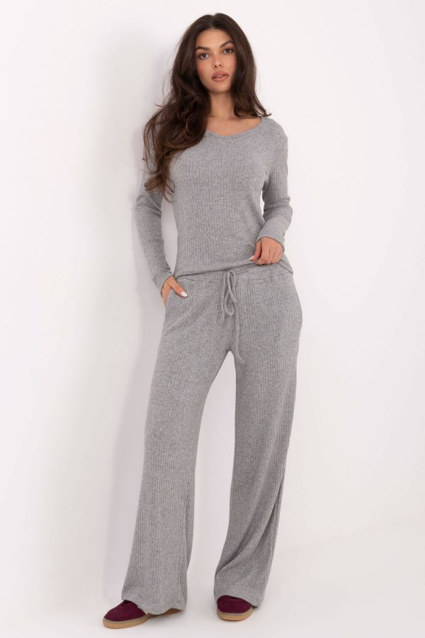 grey Women trousers model 221380 Factory Price