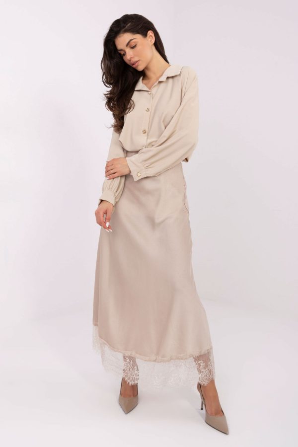 beige Long sleeve shirt model 221396 Factory Price