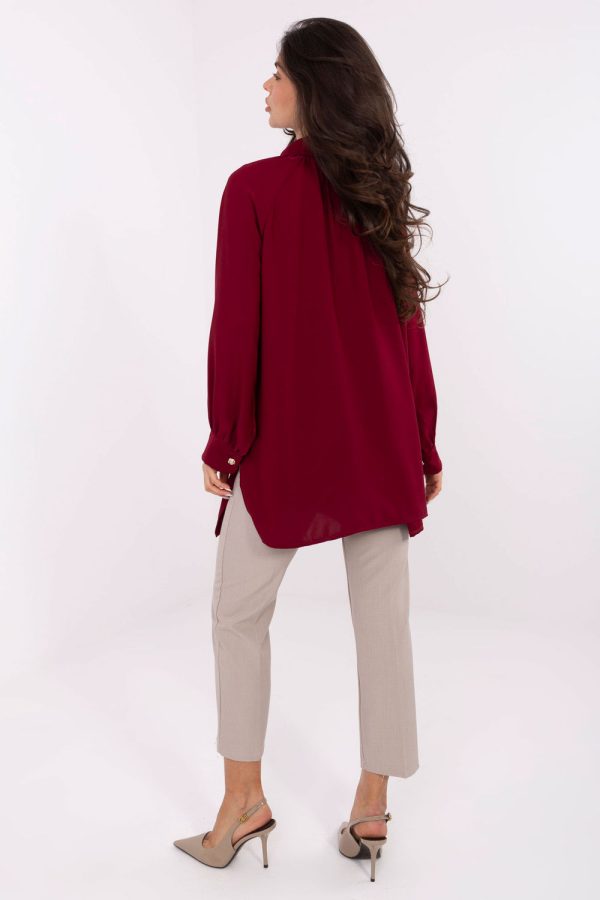 red Long sleeve shirt model 221398 Factory Price